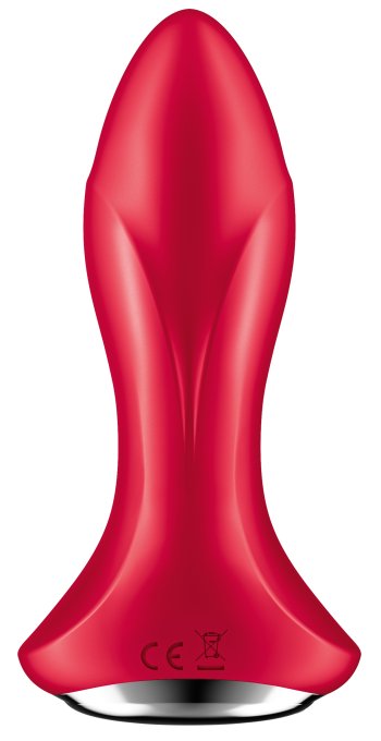 Plug vibrant connecté Rotator 1 Satisfyer 10 x 4cm Rouge