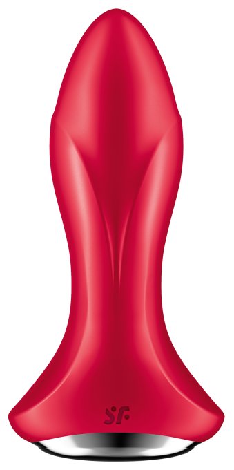 Plug vibrant connecté Rotator 1 Satisfyer 10 x 4cm Rouge