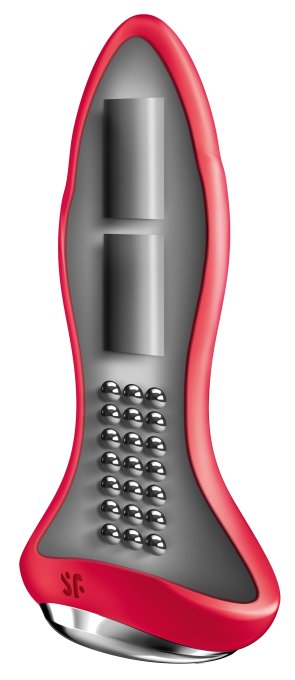 Plug vibrant connecté Rotator 1 Satisfyer 10 x 4cm Rouge