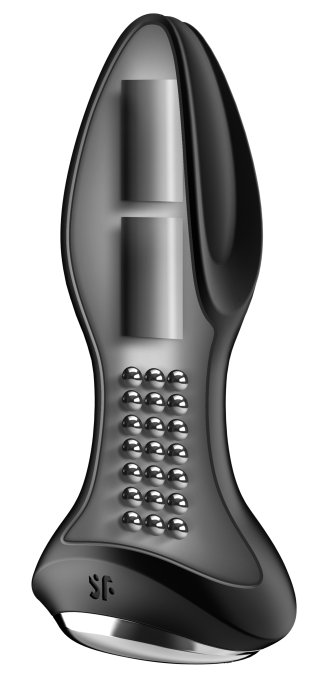 Plug vibrant connecté Rotator 2 Satisfyer 10 x 4cm Noir