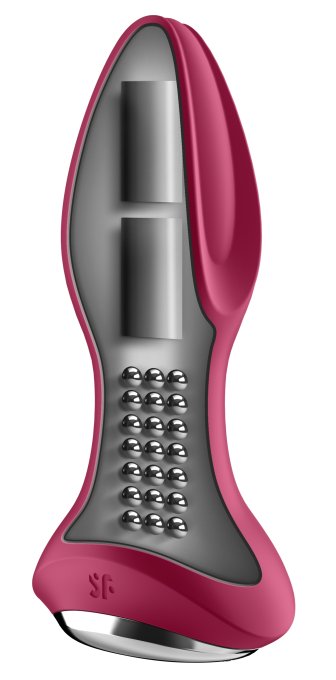 Plug vibrant connecté Rotator Plug Satisfyer 10 x 4cm Fuchsia