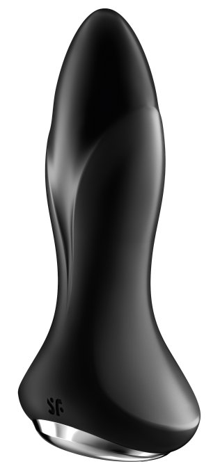 Plug vibrant connecté Rotator Plug Satisfyer 10 x 4cm Noir