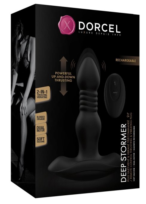 Plug vibrant Deep Stormer Dorcel 11.5 x 3.7cm