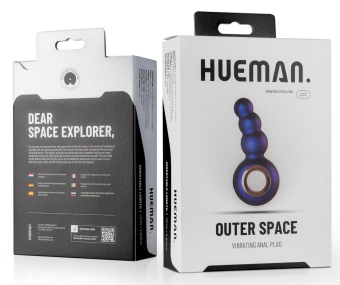 Plug Vibrant Outer Space Hueman 7.2 x 3.5cm