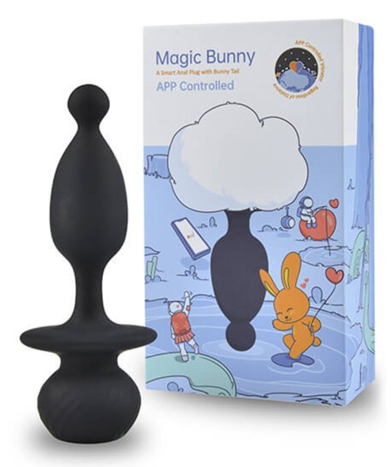 Plug vibrant Queue de lapin Magic Bunny 9 x 2.9cm