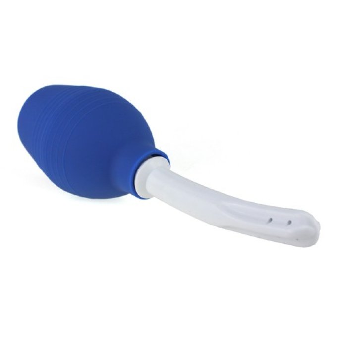 Poire de lavement Douche Anale Bleue 2 - Insertion 12 x 2cm