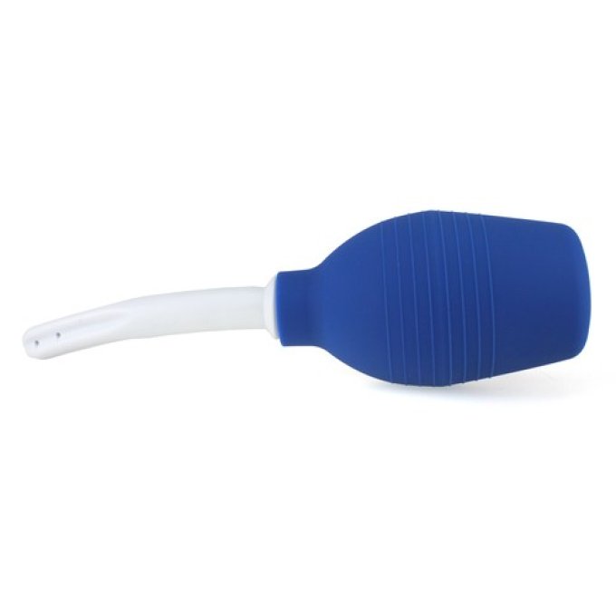 Poire de lavement Douche Anale Bleue 2 - Insertion 12 x 2cm