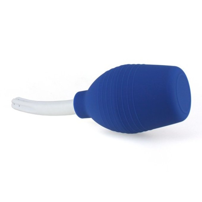 Poire de lavement Douche Anale Bleue 2 - Insertion 12 x 2cm