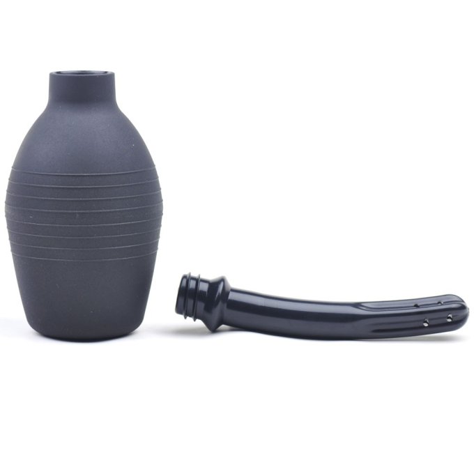 Poire de lavement Douche Anale II Noire - Insertion 12 x 2cm