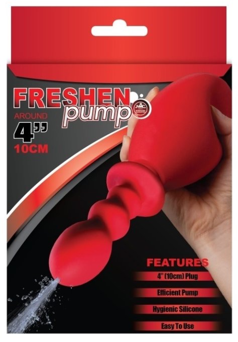 Poire de lavement Fresh Wash 10 x 3.2 cm - Contenance 275ml Rouge