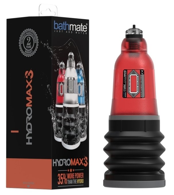 Pompe à pénis Hydromax 3 Rouge