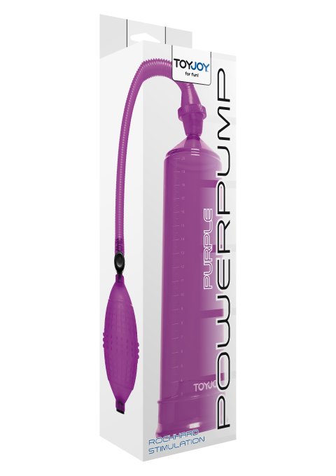 Pompe à pénis PowerPump 20 x 5.3cm Violette