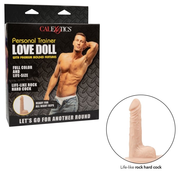 Poupée gonflable Homme Personnal Trainer Sexe 13cm