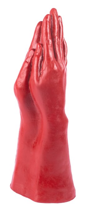 PRAY 4 FIST 38 x 14 cm Rouge