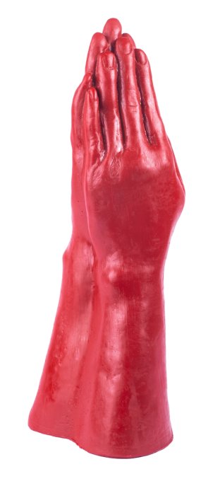 PRAY 4 FIST 38 x 14 cm Rouge