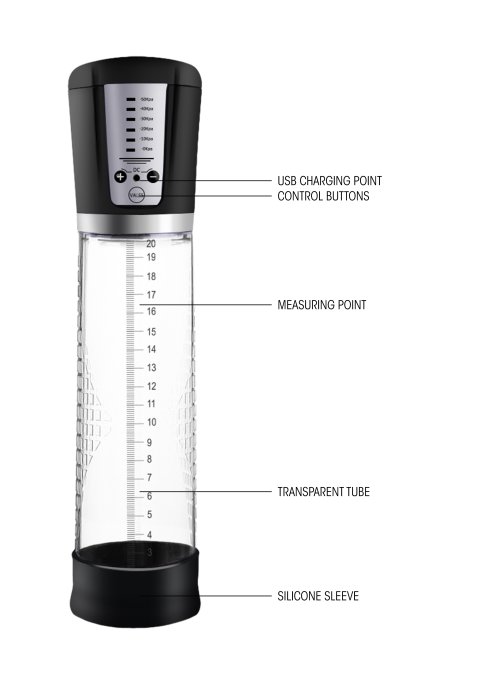 Pompe automatique pour pénis Pumped 20 x 6cm