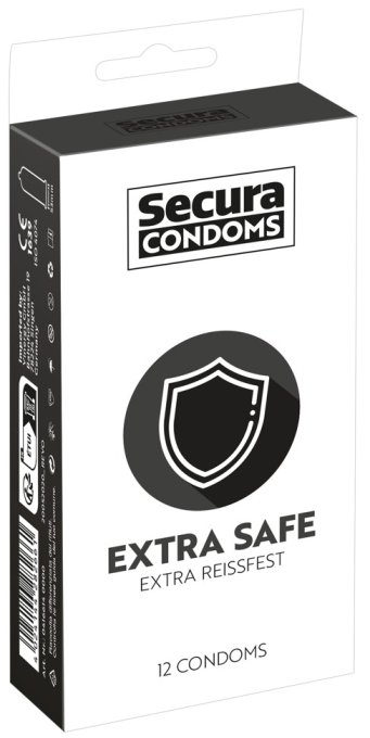 Préservatifs épais en latex Extra Safe x12