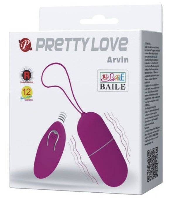 Oeuf Vibrant sans fil Arvin Pretty Love 7.5 x 3.3 cm