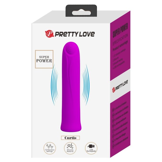 Mini-Vibro Curtis Pretty Love 10 x 2cm Violet