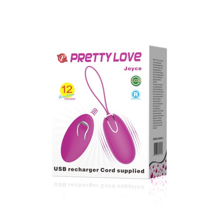 Pretty Love Oeuf vibrant sans fil Joyce 7.8 x 3.7 cm