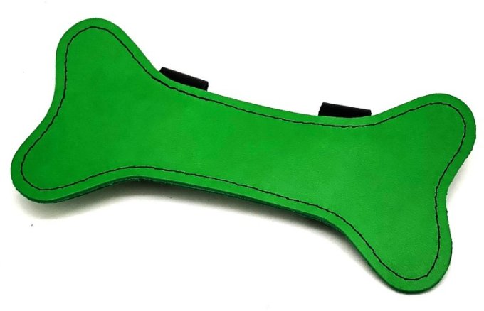 PUPPY OS  EN CUIR VERT