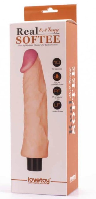 Dildo Vibrant Rel Softee 17 x 4.8cm