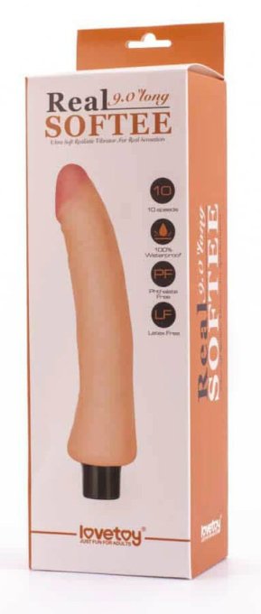 Dildo vibrant Real Softee 18 x 4.5cm