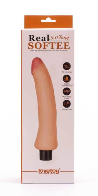 Dildo vibrant Real Softee 18 x 4.5cm