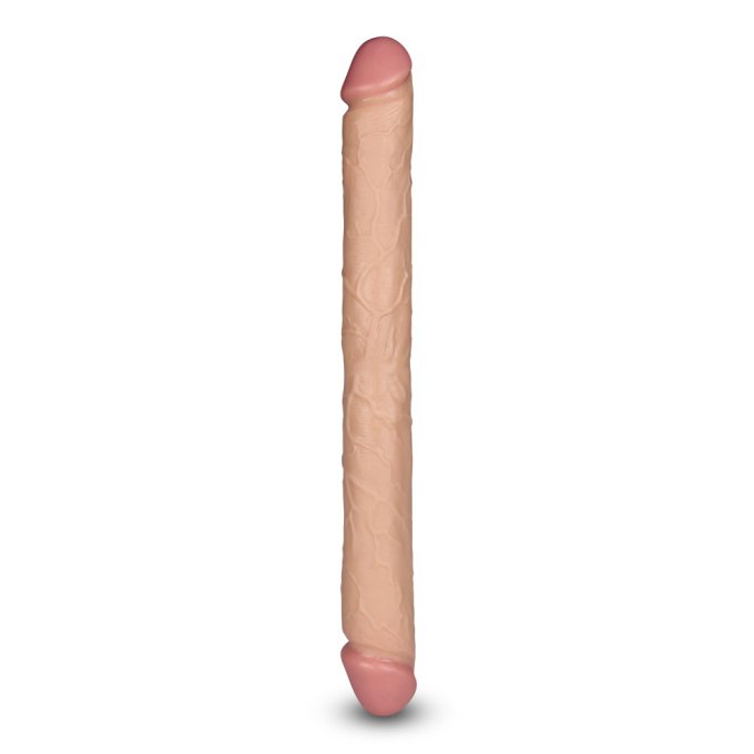 Double Dildo Realistic Slim 44 x 4.5cm