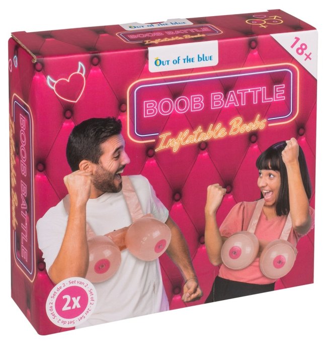 Set de 2 Poitrines Gonflables Inflatable Boobs