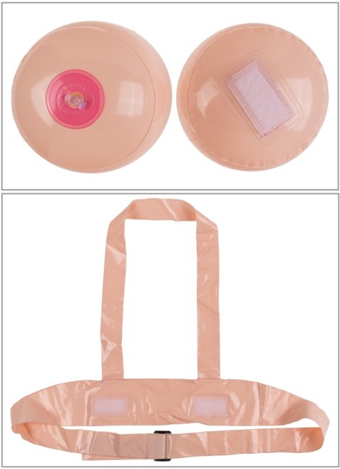 Set de 2 Poitrines Gonflables Inflatable Boobs