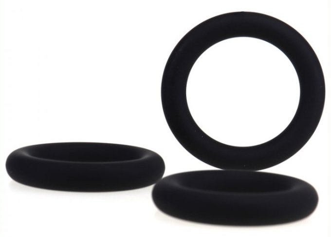 Set de 3 cockrings en silicone