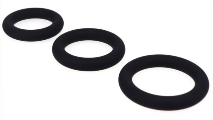 Set de 3 cockrings en silicone