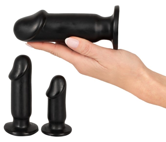 Set de 3 Plugs Butt Anal Kit 13.5 x 4.5cm