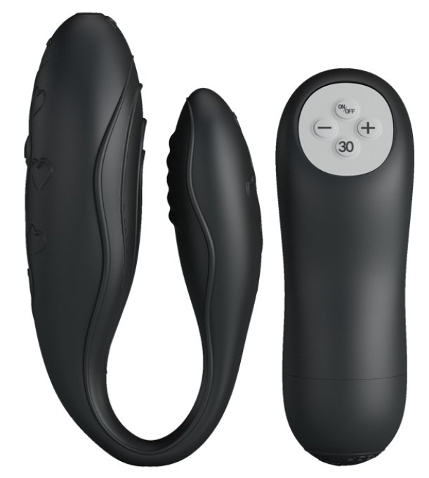 Sextoy pour couple Indulgence Plus - Noir