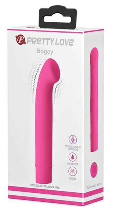 Sextoy vibrant BOGEY - 15 x 2.4 cm Fushia