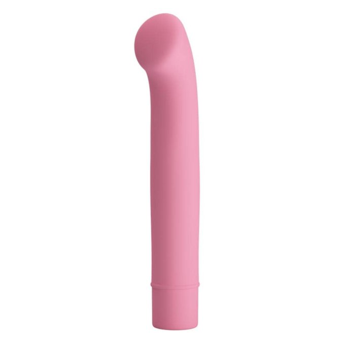 Sextoy vibrant BOGEY - 15 x 2.4 cm Rose pastel