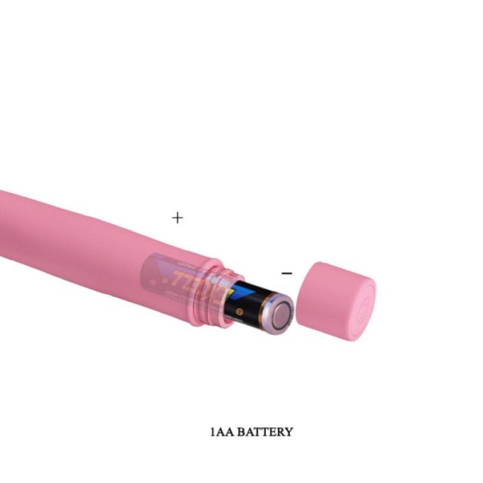 Sextoy vibrant BOGEY - 15 x 2.4 cm Rose pastel