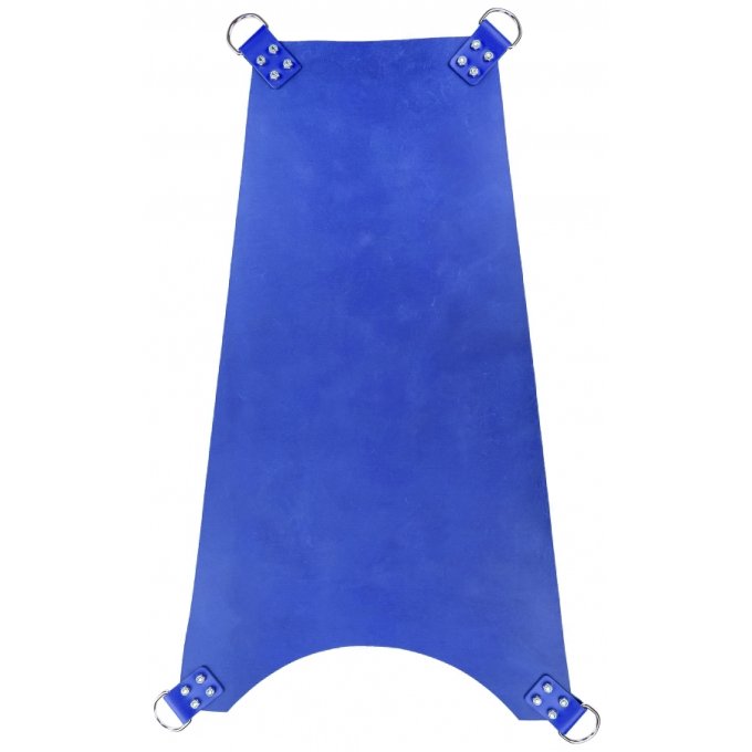 Sling en cuir 4 Points Ajusté Bleu