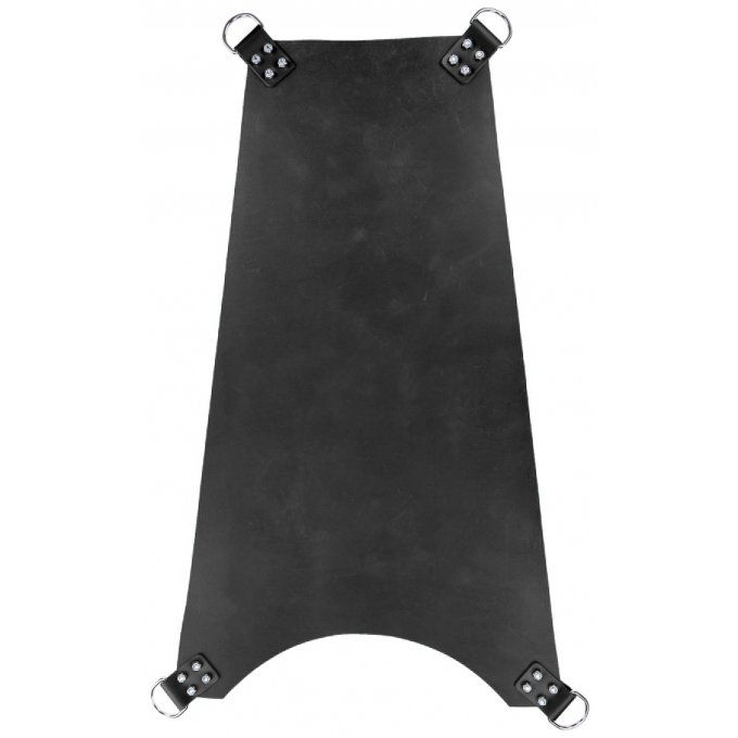 Sling en cuir 4 Points Ajusté Noir