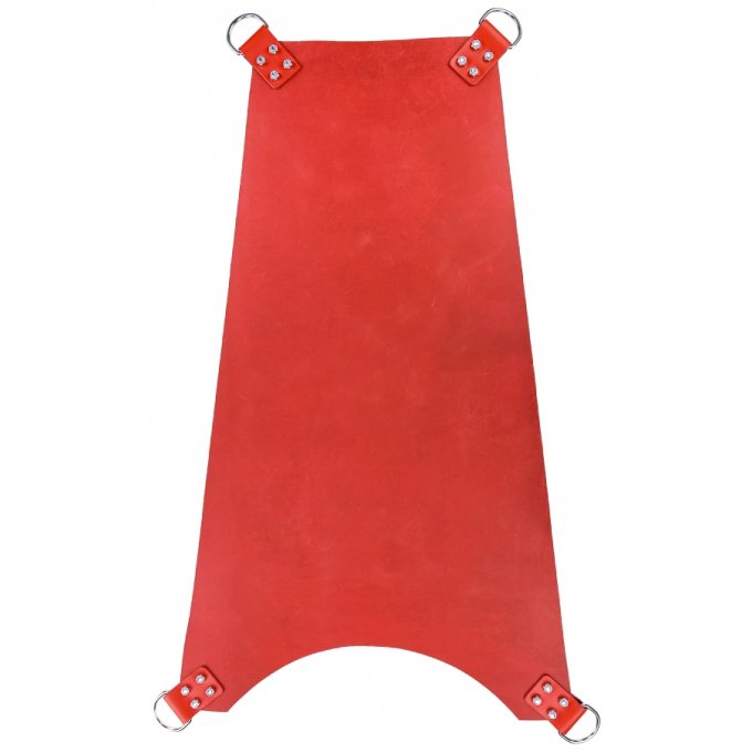 Sling en cuir 4 Points Ajusté Rouge