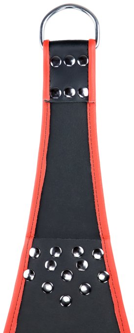 Sling en cuir 5 Points Noir-Rouge