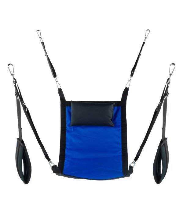 Sling en tissu Rectangle - Set complet Bleu