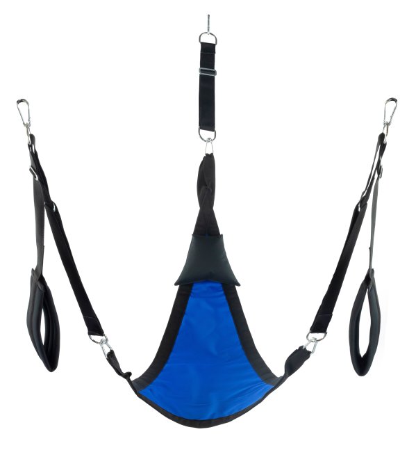 Sling en tissu Triangle - Set complet Bleu