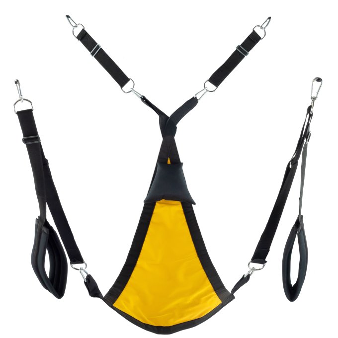 Sling en tissu Triangle - Set complet Jaune