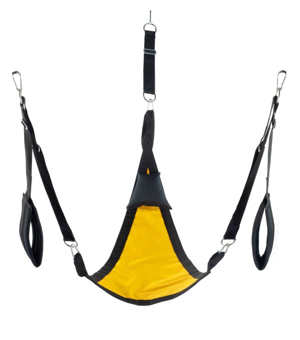 Sling en tissu Triangle - Set complet Jaune