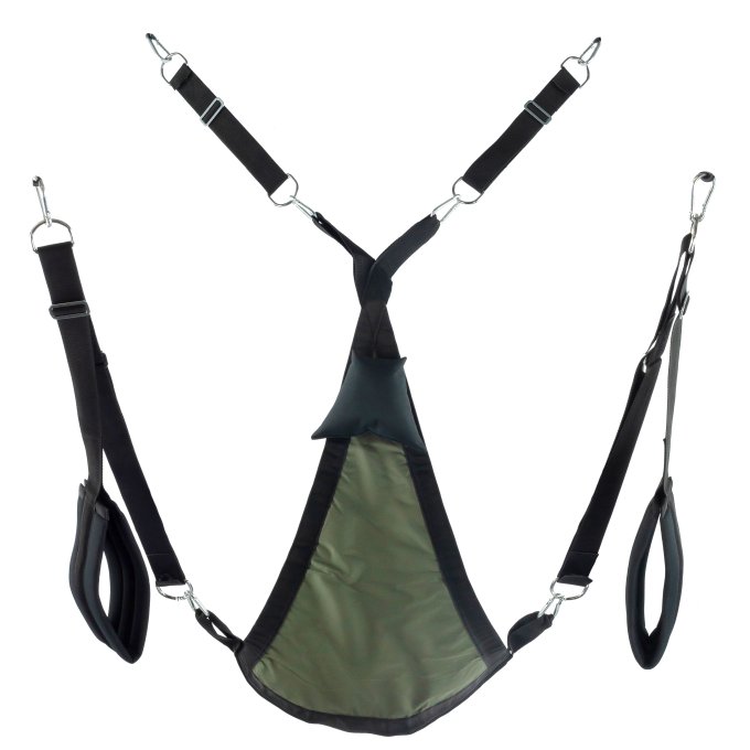 Sling en tissu Triangle - Set complet Kaki