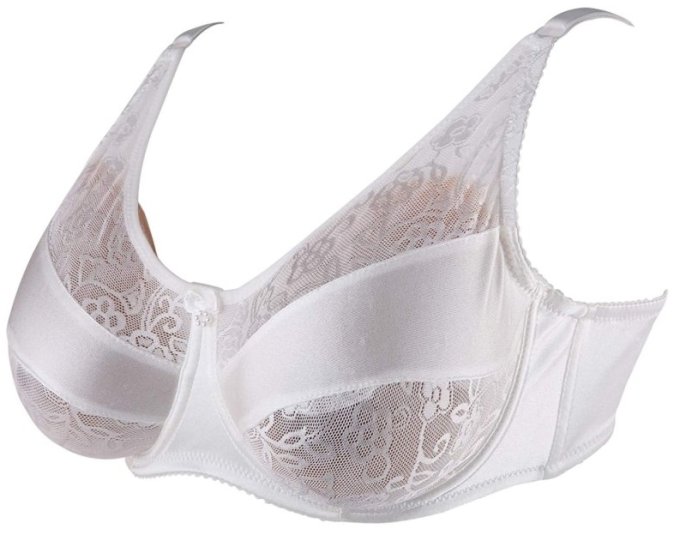 Soutien-Gorge Spécial Prothèse Mammaire Brace Blanc