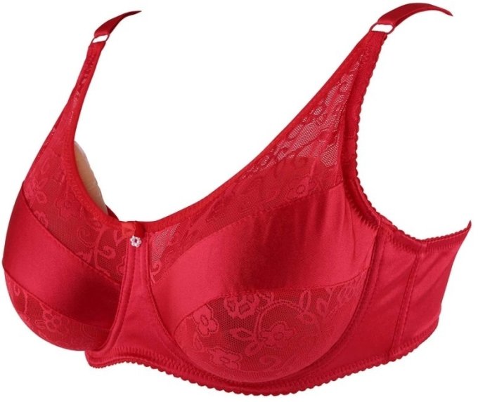 Soutien-Gorge Spécial Prothèse Mammaire Brace Rouge