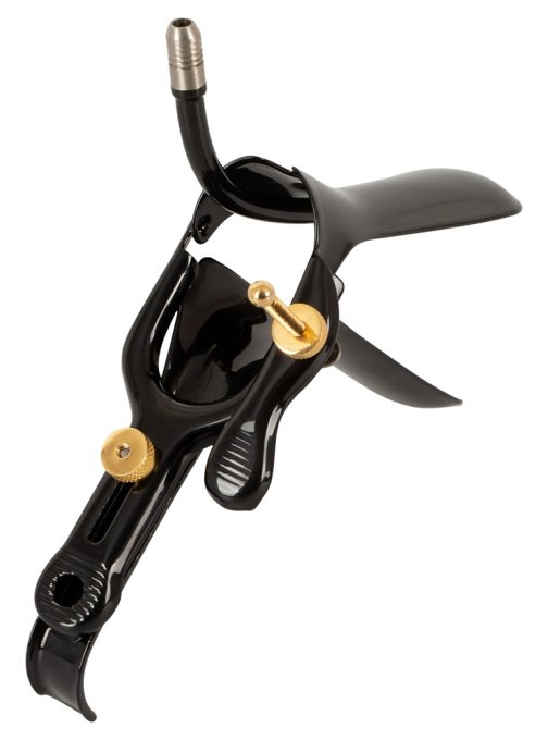 Spéculum en métal Anal Bec 10 cm - Hauteur 6.5 - 8 cm Noir